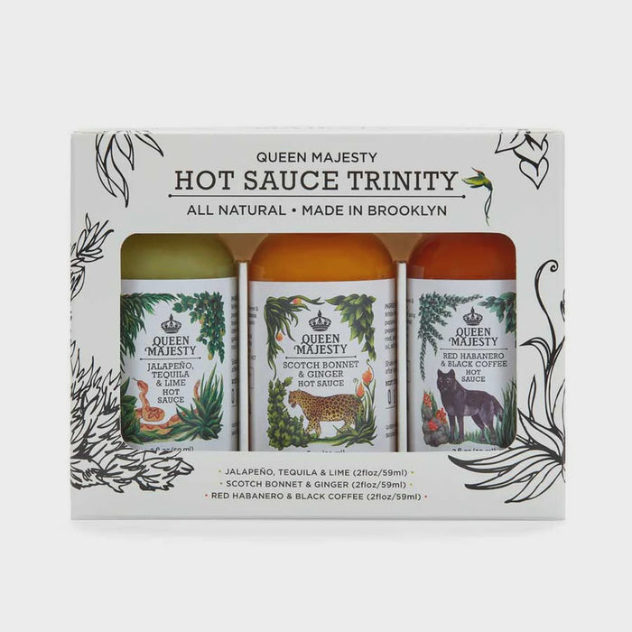 Queen Majesty Holy Trinity Hot Sauce Trio Gift Set