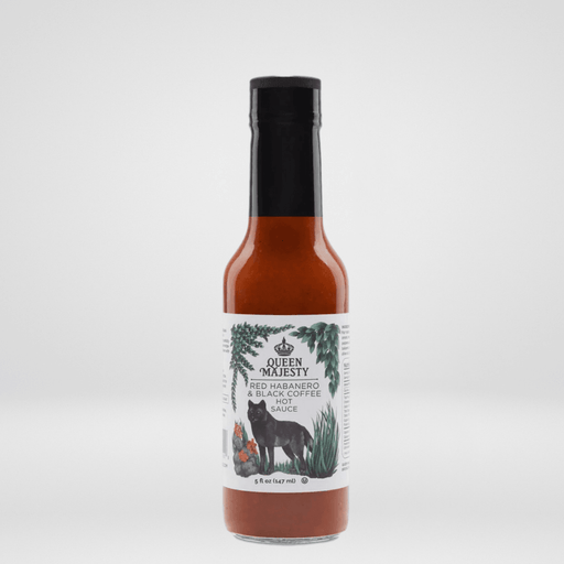 Queen Majesty Red Habanero & Black Coffee Hot Sauce (5oz) Queen Majesty - South China Seas Trading Co.