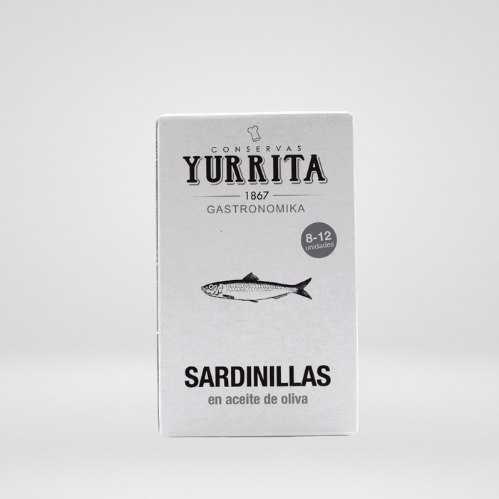 Sardinillas, Sardines in Olive Oil Yurrita - South China Seas Trading Co.